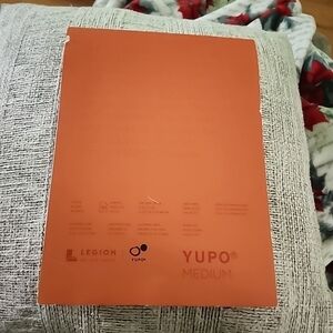Yupo Medium Paper Pad - Orange Cover 10 White Pages Cover Has Some Imperfections
